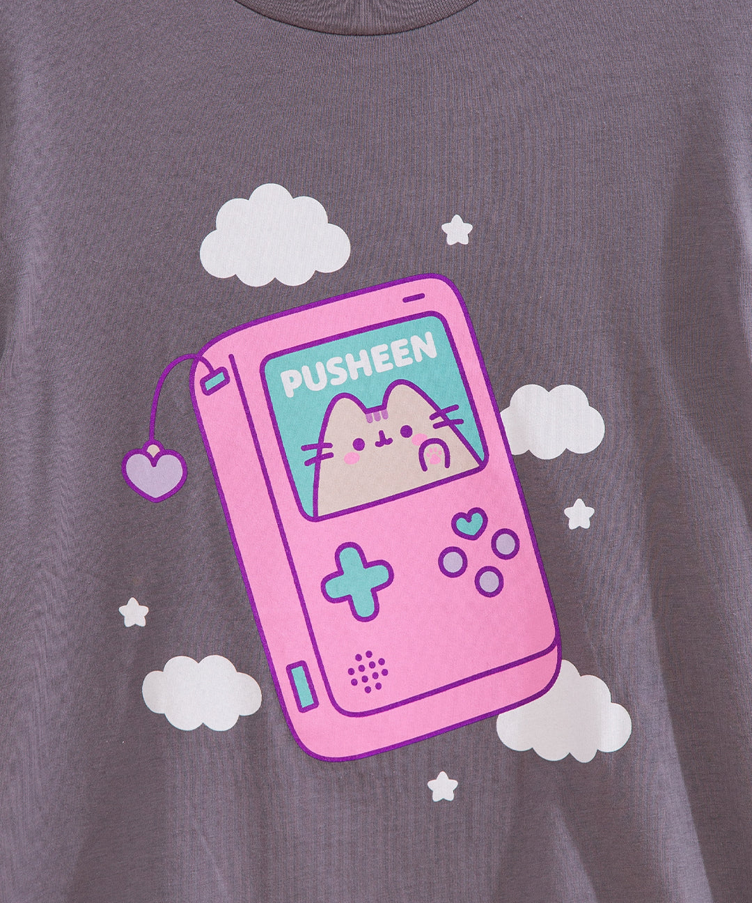 Gamer Pusheen Retro Handheld Tee - Image 2