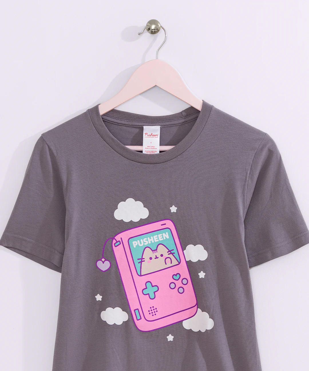 Gamer Pusheen Retro Handheld Tee - Image 3