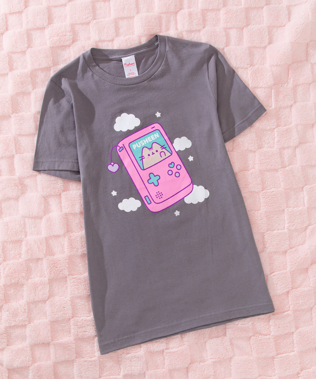 Gamer Pusheen Retro Handheld Tee - Image 4