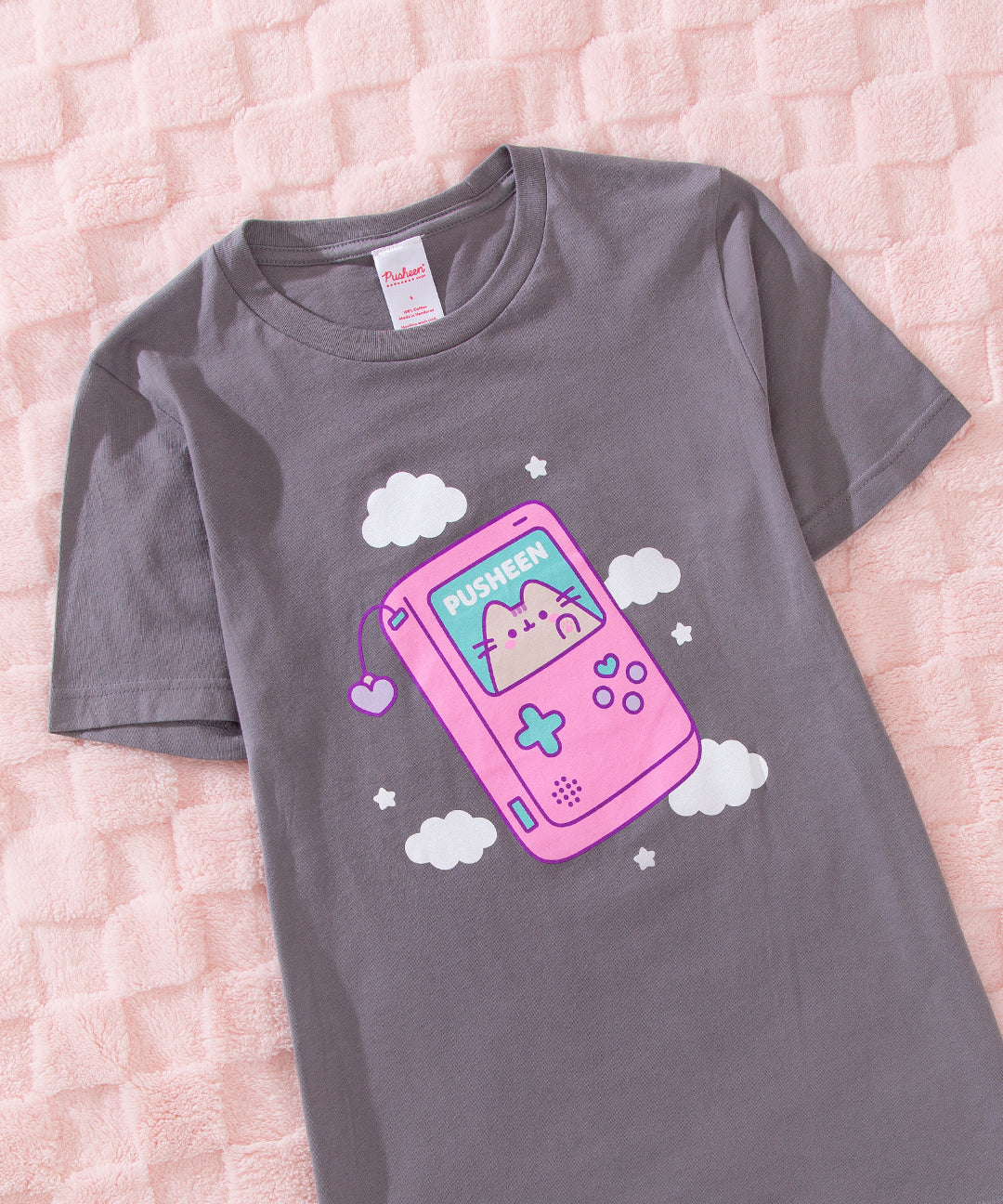 Gamer Pusheen Retro Handheld Tee - Image 5