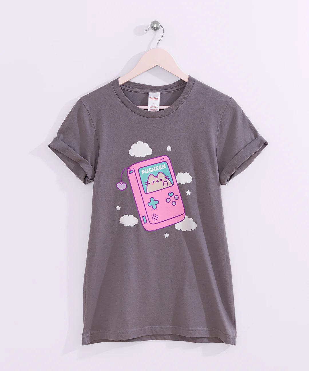 Gamer Pusheen Retro Handheld Tee - Image 6
