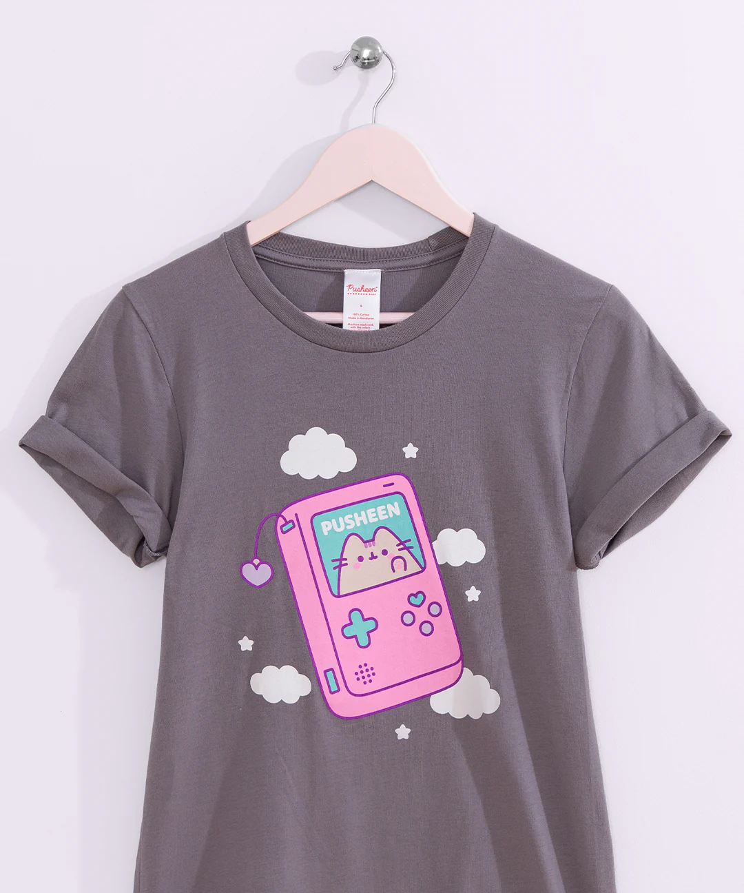 Gamer Pusheen Retro Handheld Tee - Image 7