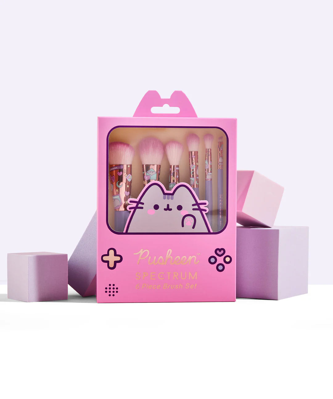 Gaming Pusheen 6-Piece Makeup Brush Set - Image 2