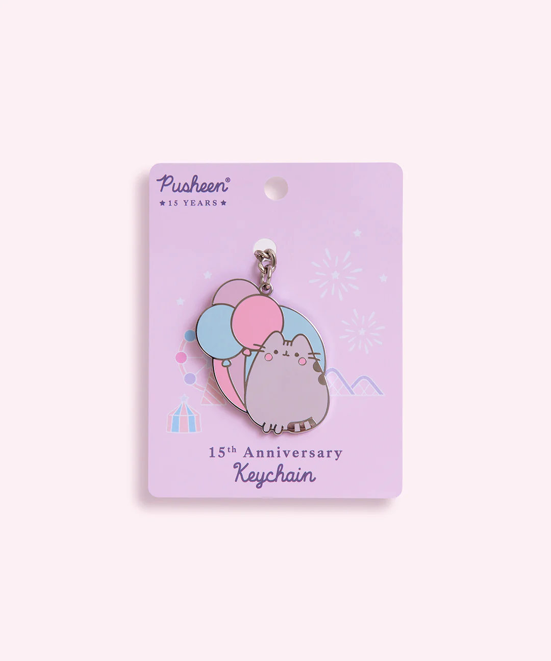 Pusheen 15th Anniversary Keychain