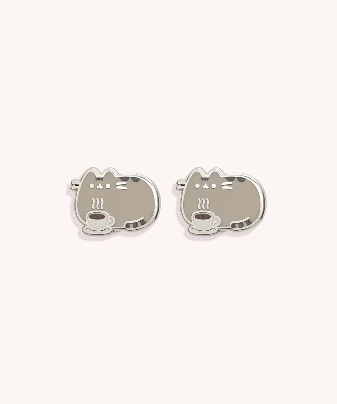 Pusheen Coffee Stud Earrings