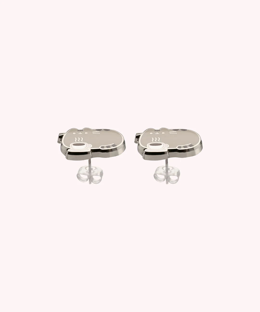 Pusheen Coffee Stud Earrings - Image 2