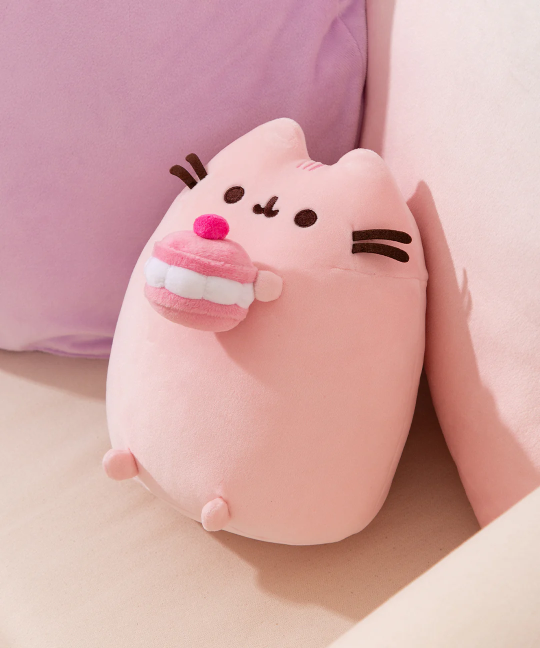 Pusheen Sweets Cherry Macaron Squisheen Plush - Image 4