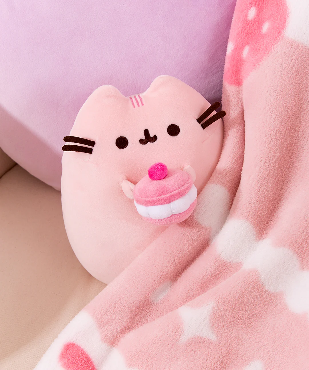 Pusheen Sweets Cherry Macaron Squisheen Plush - Image 5